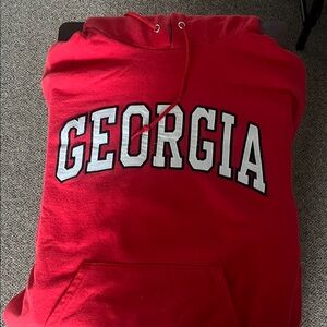 Champion Red Georgia Hoodie